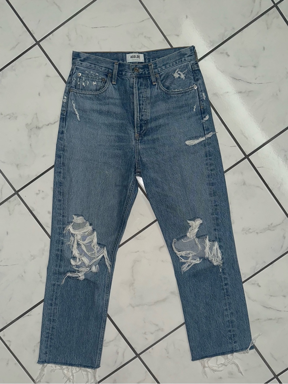 Agolde Light Blue Vintage Wash Jeans